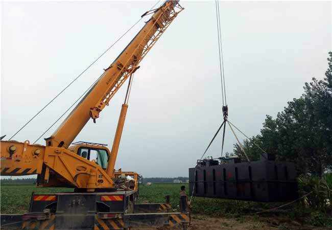 生活污水设备的吊装方法和注意事项-乐中环保 生活污水设备的吊装方法和注意事项-乐中环保